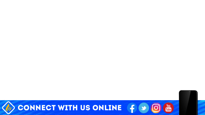Lower 3rd | Connect Online 数字显示屏 (16:9) template